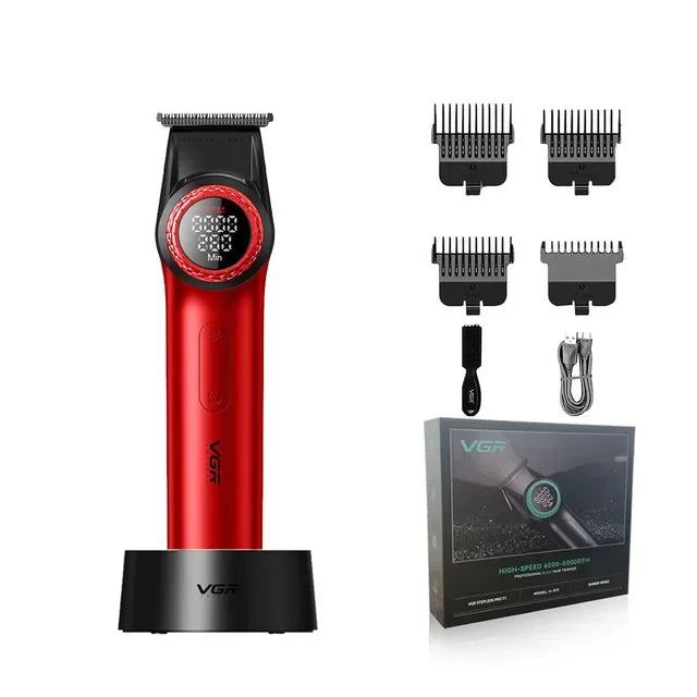 VGR Hair Trimmer Professional USB Hair Clipper Cordless