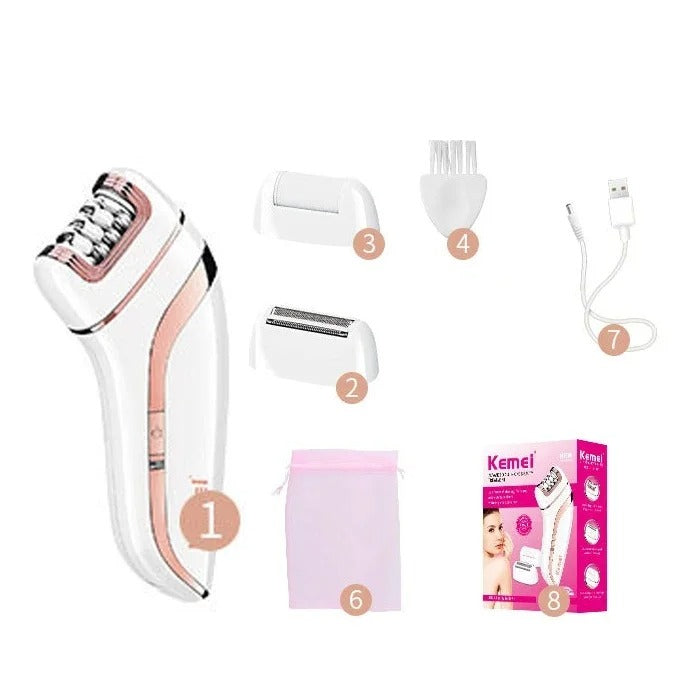 3 in 1 Women Epilator Electric Female Face Hair Removal Lady Shaver