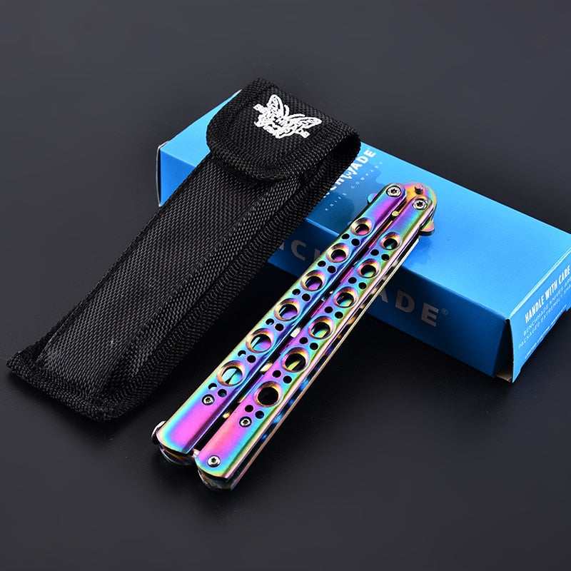 Best Seller Foldable Butterfly Comb Stainless Steel Training Butterfly