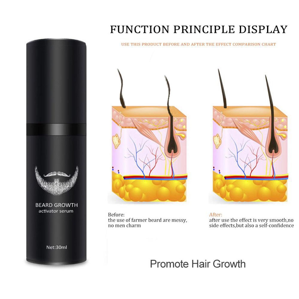 Beard Growth Oil Activator Serum Balm for Facial Hair