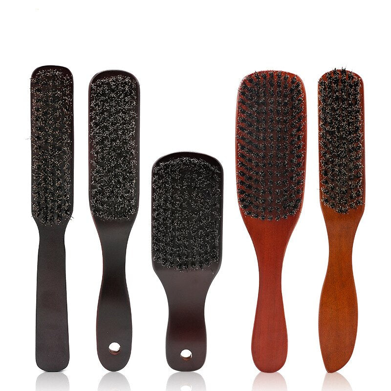 100% Soild Wood Boar Bristle Beard Shaving Brush Set