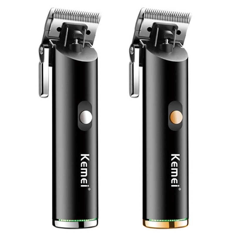 Metal Hair Clipper Corded Cordless Rechargeable Trimmer 5W Rotary Motor 180 Min Use Stainless Steel Blade
