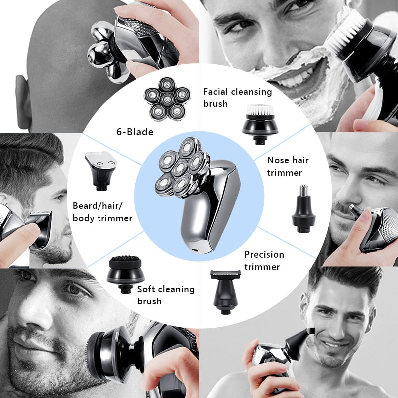 Rechargeable Beard Hair Electric Shaver