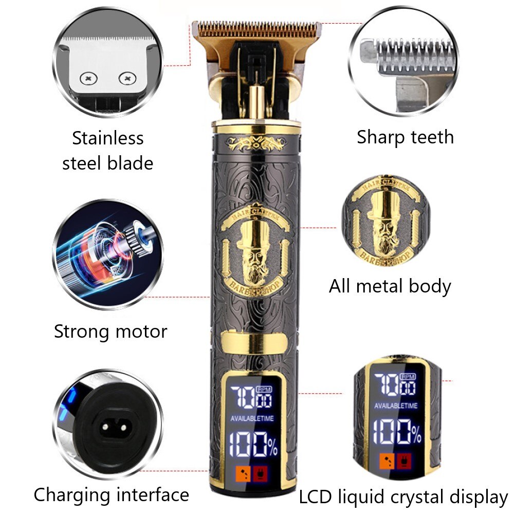 T9 Hair Clipper New Hair Trimmer for Men