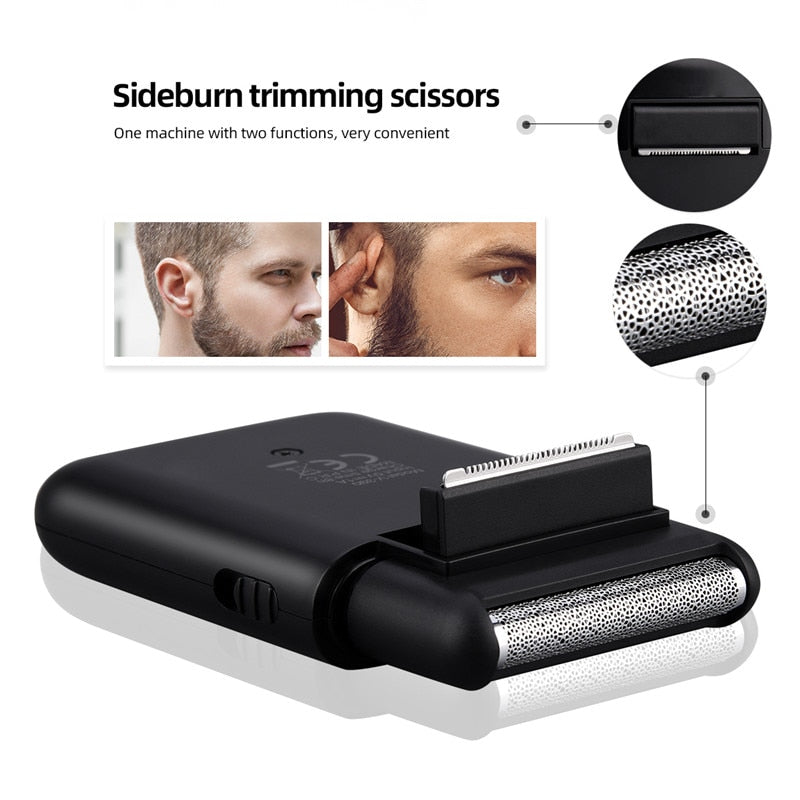 USB Rechargeable Shaver Electric Beard Trimmer
