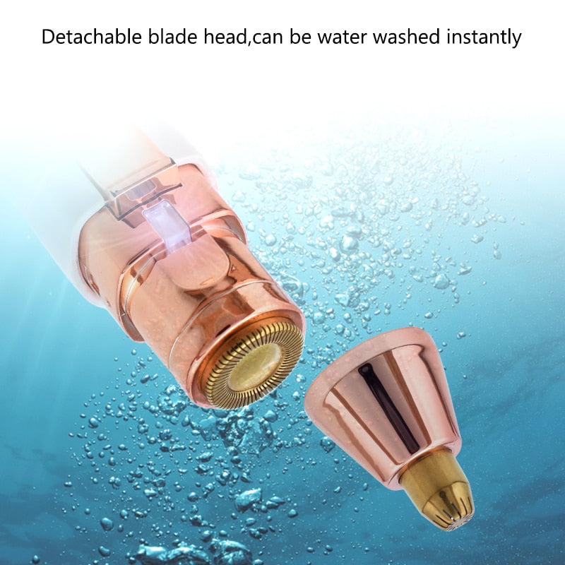 2 In 1 Electric eyebrow trimmer USB Rechargeable