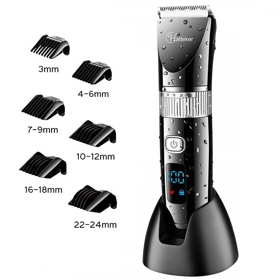 13 piece professional hair trimmer for men kit wet dry hair clipper