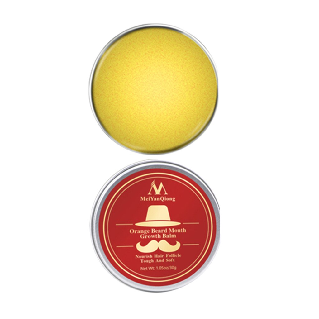 Men Natural Beard Mustache Hair Growth Oil Balm