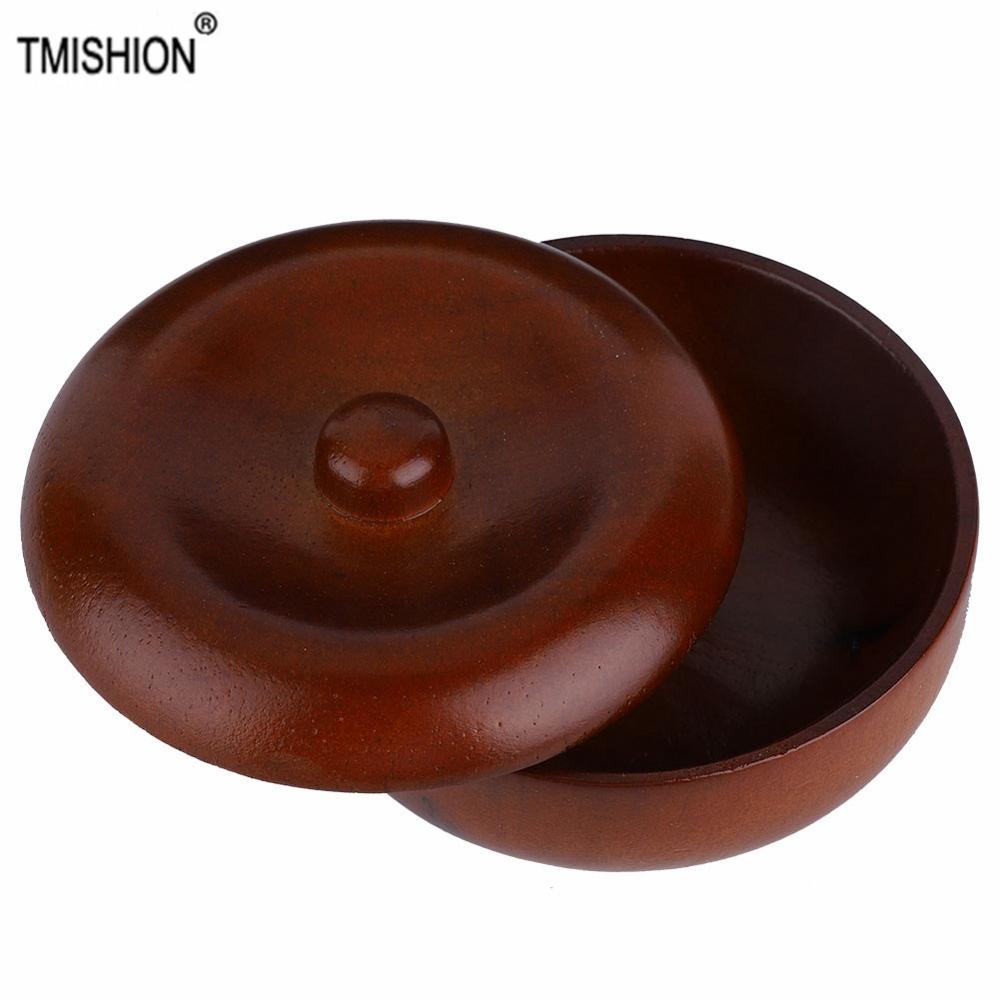 Portable Rubber Wood Shaving Soap Cream Brush Bowl