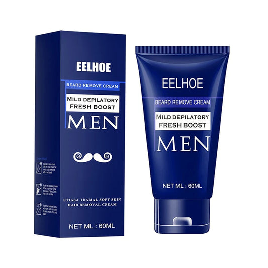 Unlock Smooth, Painless Grooming with BeardAir's Men Beard Hair Removal Cream!
