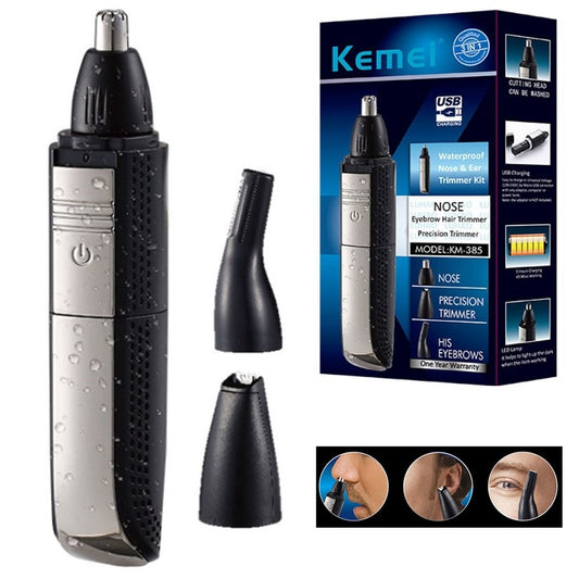 3 in 1 Waterproof Nose Ear Hair Trimmer for Men