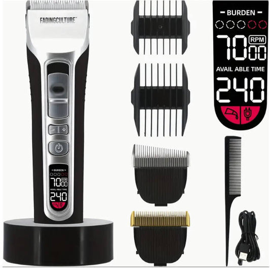 Professional Barber Clippers Detachable Inclined Blade