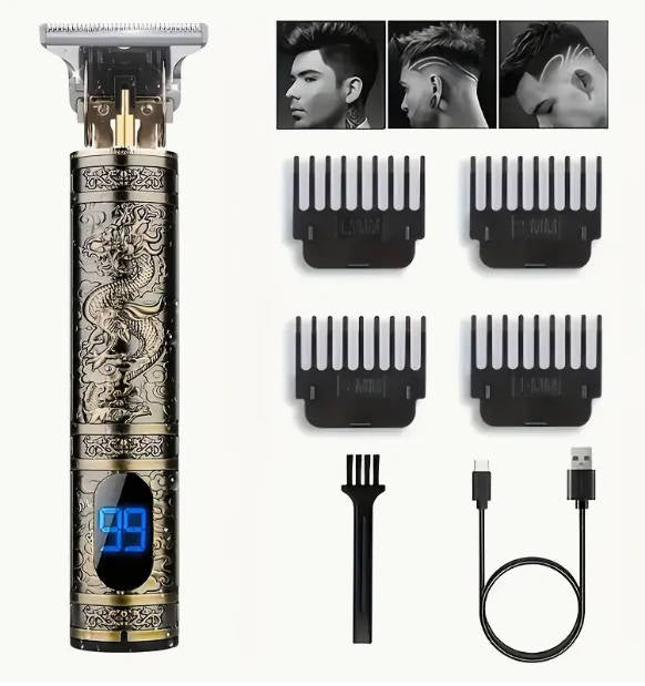Electric Hair Clipper With LCD Display Vintage