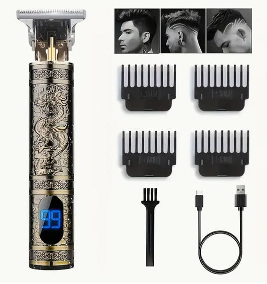 Electric Hair Clipper With LCD Display Vintage