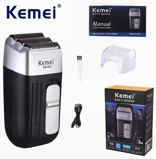 Powerful Electric Aluminum Foil Shaver Three-Head Shaver
