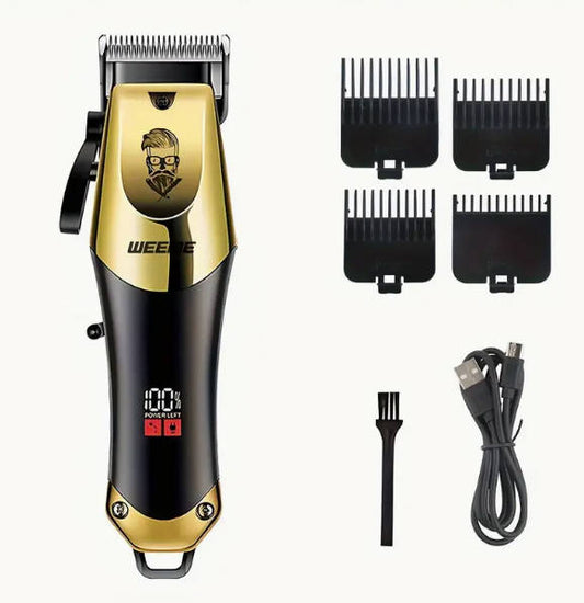 Cordless Electric Hair Trimmer With LED Display