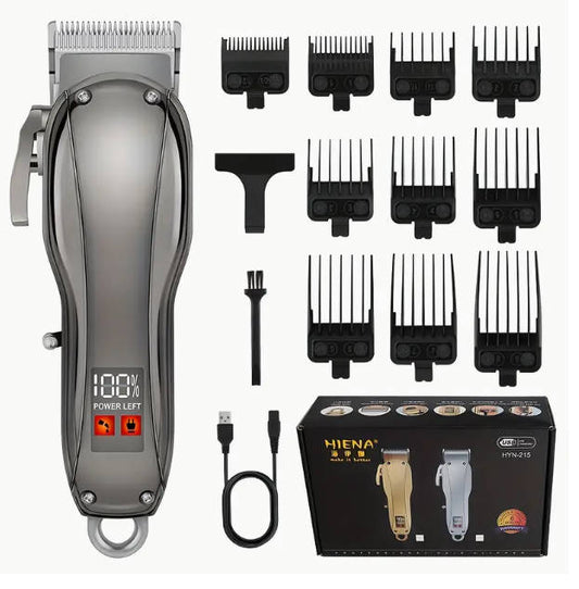 HIENA PRO Men's Electric Hair Clipper & Beard Trimmer Kit