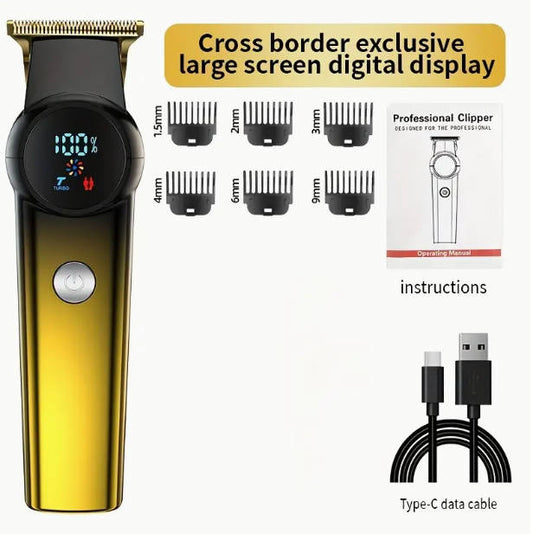 Electric Hair Clipper with LED Screen