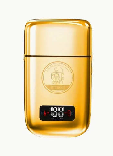 Kemei USB Rechargeable Electric Shaver - Titanium Foil