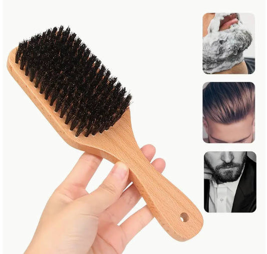 Premium Boar Bristle Beard Brush for Men