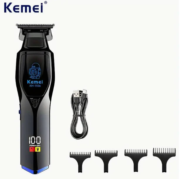 Kemei Professional Electric Hair Clipper - USB Rechargeable