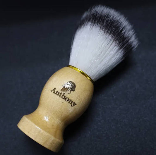 Custom Engraved Men Beard Brush with Soft Nylon Bristles