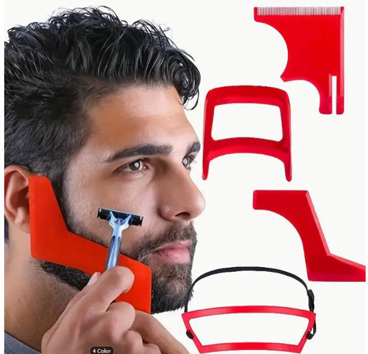 4 pieces Set Men's Beard Styling Comb