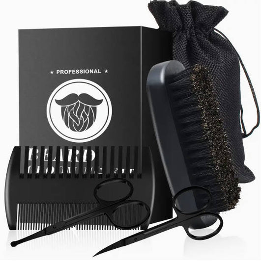 Beard Grooming Kit Black Beard Care