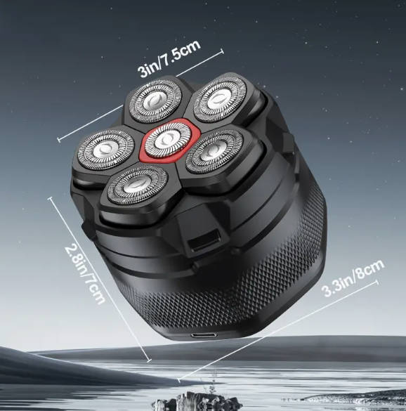 Men's Razor 7D Upgraded 6 In 1 Bald Shaver