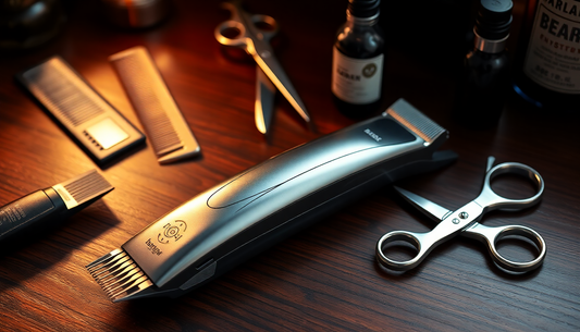 Elevate Your Beard Game with the KM2230 2236 Professional Full Metal Electric Cordless Clipper Set from BeardAir.com
