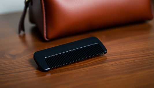 Groom on the Go: The 1pc Men Hair Comb Brush That's a Pocket-Sized Wonder