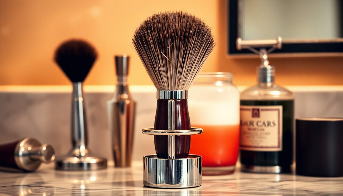 Elevate Your Grooming Game with the Ultimate Men's Shaving Brush Set from BeardAir.com