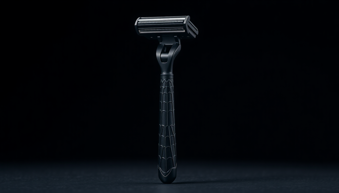 Unleash Your Inner Superhero with the Qshave Black Spider Man Manual Shaving Razor