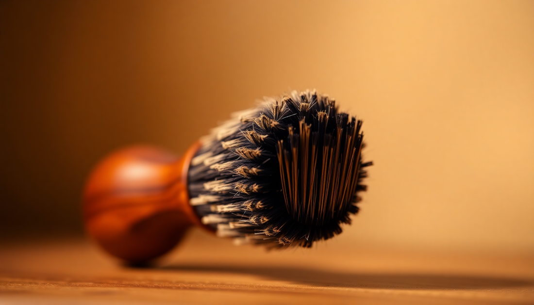 Unlock the Power of Your Mustache with a Mini Beard Brush