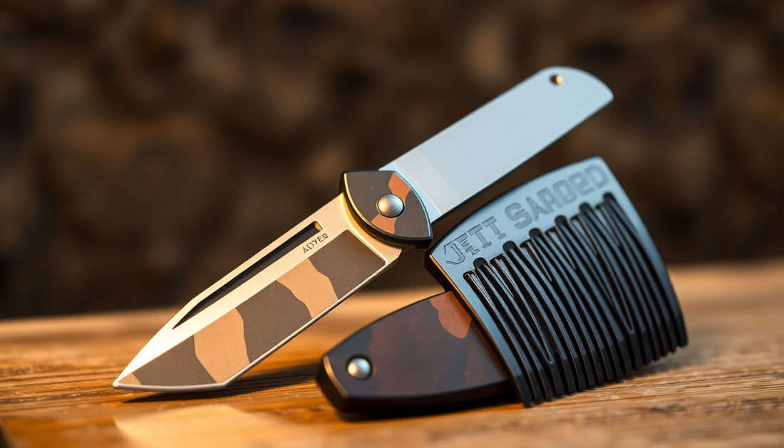 Unlock Your Beard's Potential with BeardAir.com's New Camouflage Professional Folding Shaving Razor