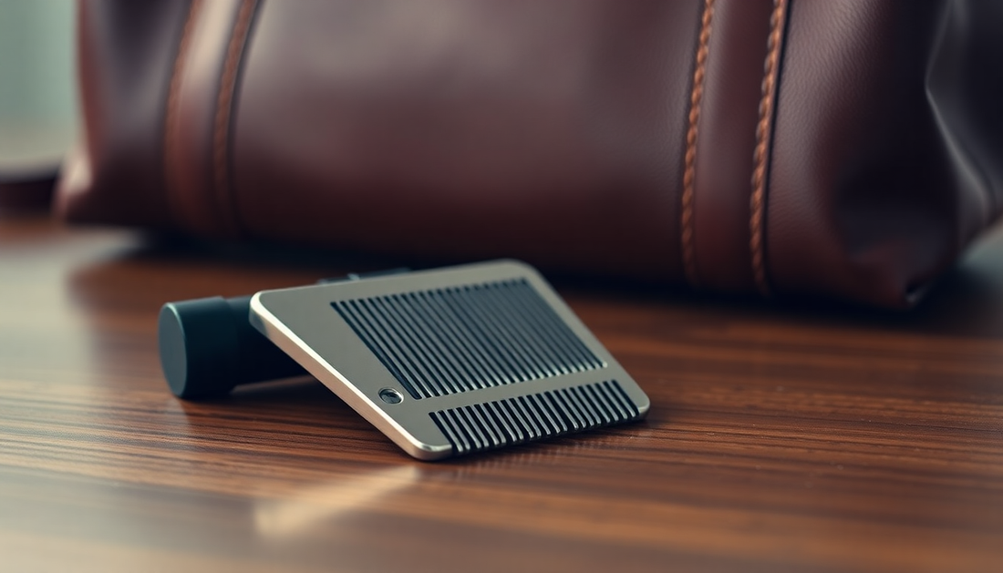 Upgrade Your On-the-Go Grooming with a Pocket Travel Hair Comb Brush for Your Beard
