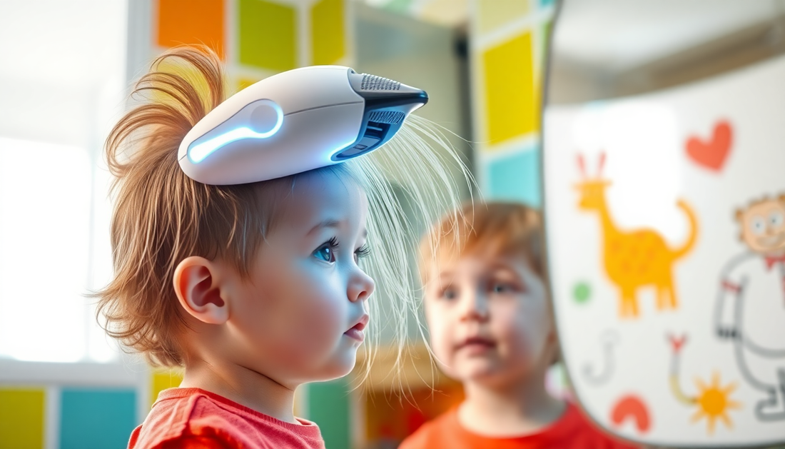 Revolutionize Your Child's Haircut with the Automatic Hair-Absorbing Hair Clipper