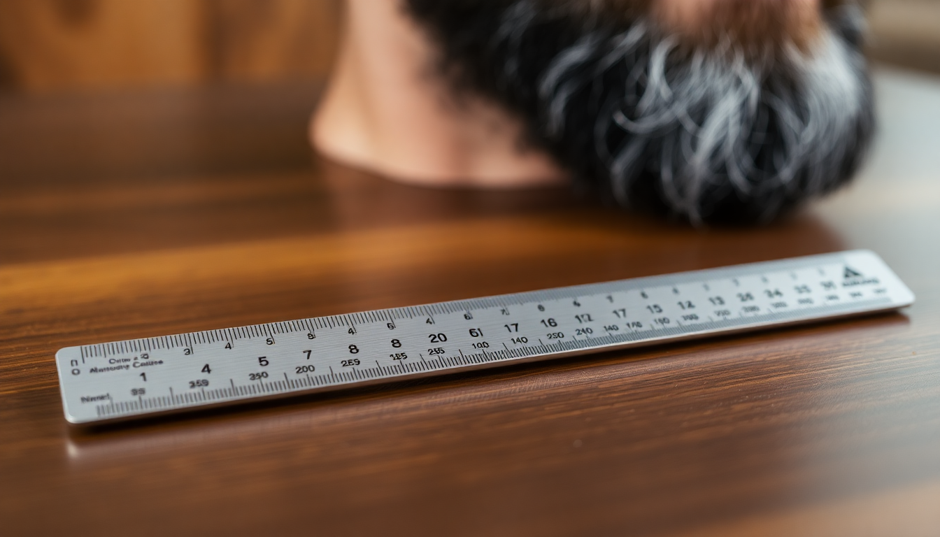 Unlock Your Beard's Potential with a Beard Styler Modeling Ruler ...