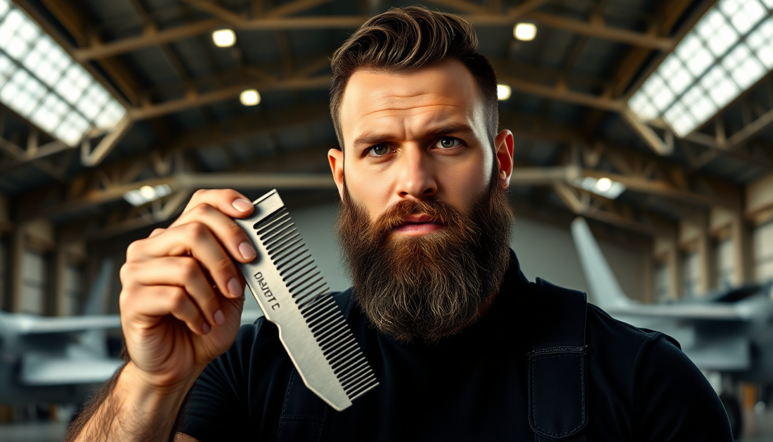 Elevate Your Grooming Game with the Tactical Beard Comb from BeardAir.com