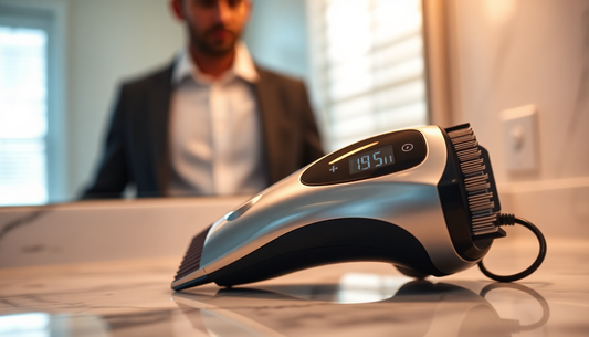 Elevate Your Grooming Game with the KM-517 USB Digital Display Hair Trimmer from BeardAir.com