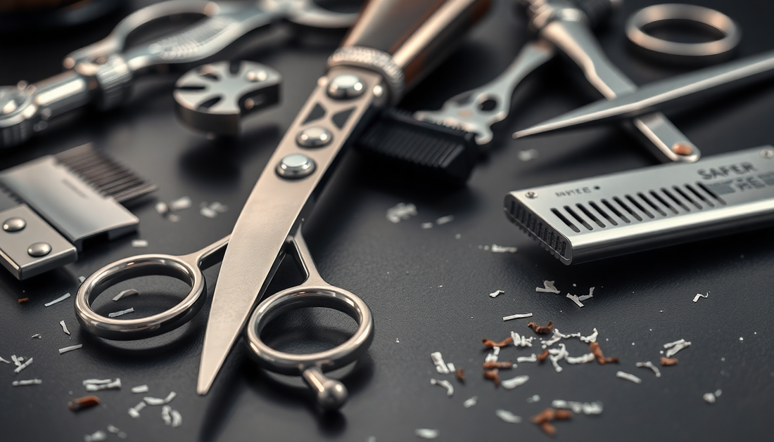 Unleash Your Artistic Flair with the Magic Engrave Beard Hair Scissors