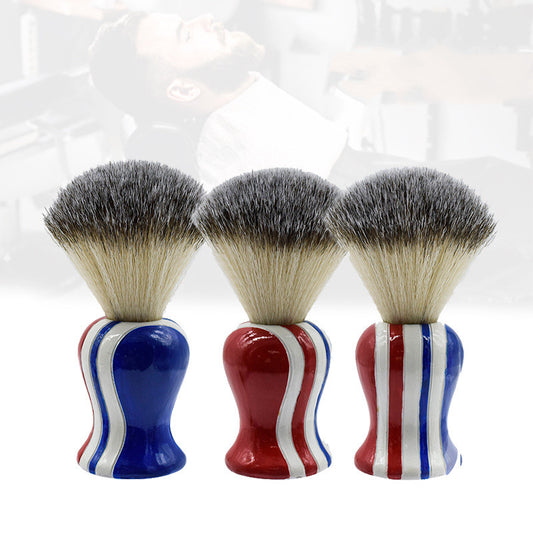 Men's Beauty Shaving Beard Brush Striped Foam Brush