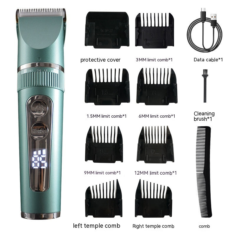 Electric Hair Clipper Electric Clipper LCD Digital Display