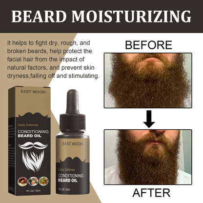 Men's Beard Oil Tough Hair Moisturizing Gentle And Shine