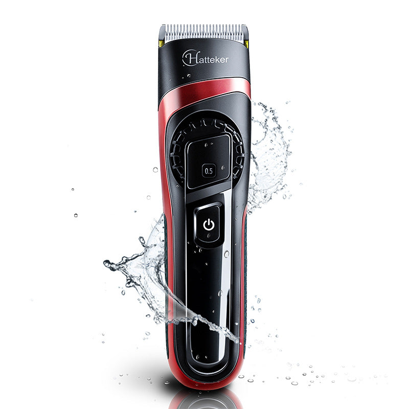 Electric Ceramic Hair Clipper USB Washable Fine Tuning