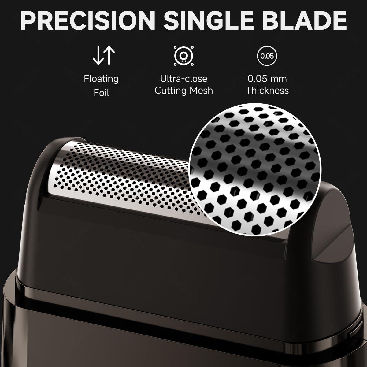 Electric Shaver For Men - Compact Foil Shaver Rechargeable