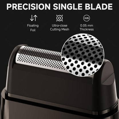 Electric Shaver For Men - Compact Foil Shaver Rechargeable