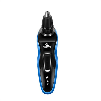 Multifunctional dry / wet 4 in 1 male electric shaver