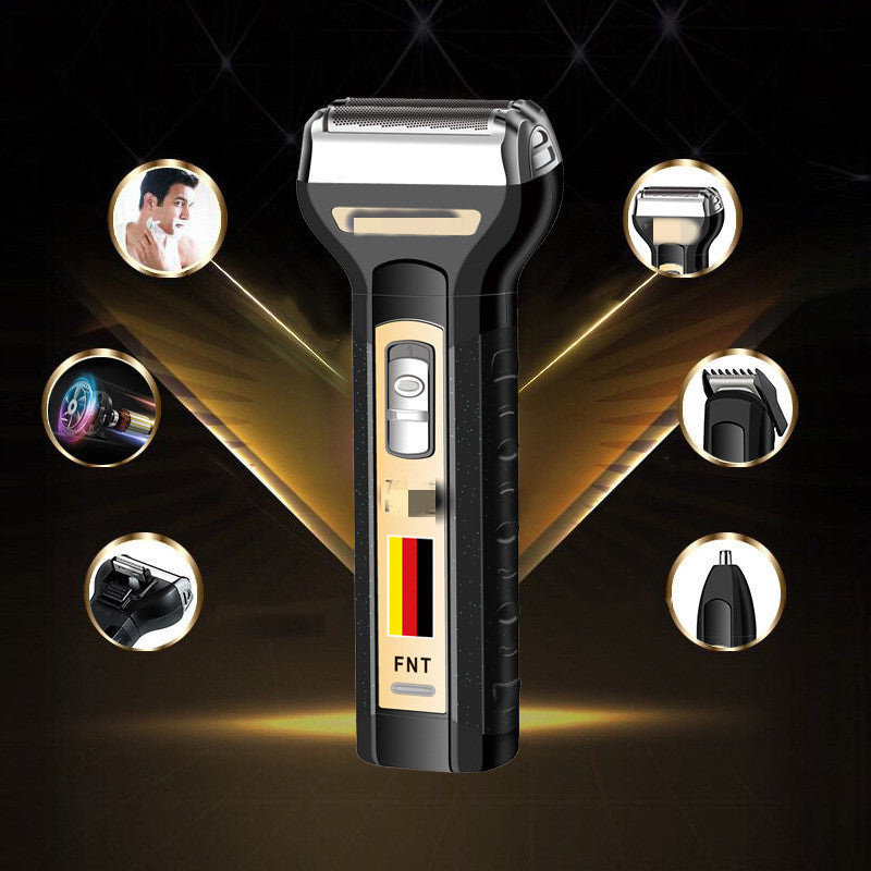 Multifunctional three in one electric shaver