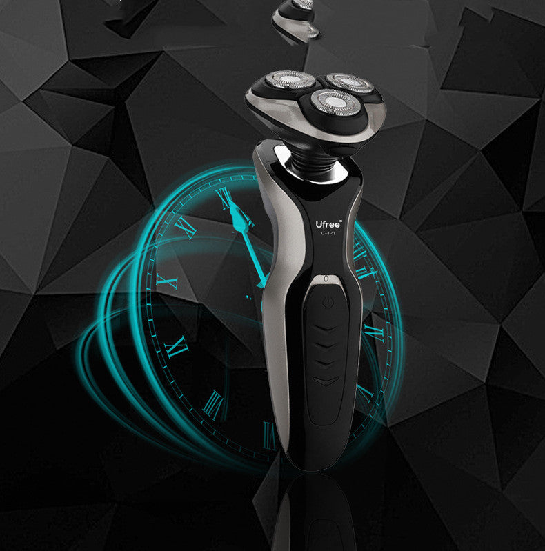 Smart male rechargeable three-blade electric shaver – Beard Air